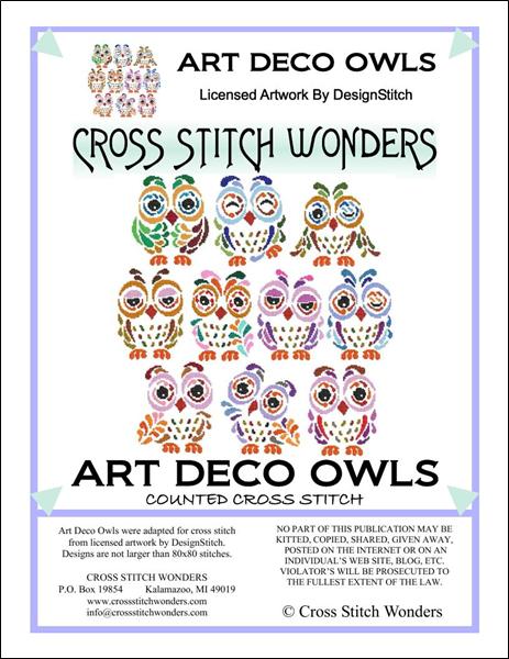 Art Deco Owls